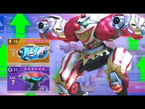 Ultimate Railgun Power: Devastating Destruction in Mech Arena | Fear the Clown Killer Skin