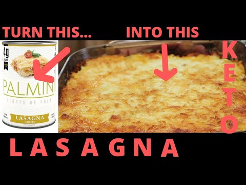 KETO LASAGNA WITH PALMINI | The One About The Lasagna