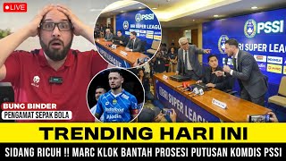 BUNG BINDER: "HASILNYA TIDAK LOGIS!" π§ Bedah Tuntas Maklumat Komdis: Keadilan Sudah Mati Di PSSI!!