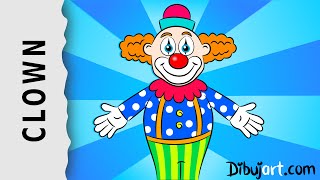 How to draw】 A Clown