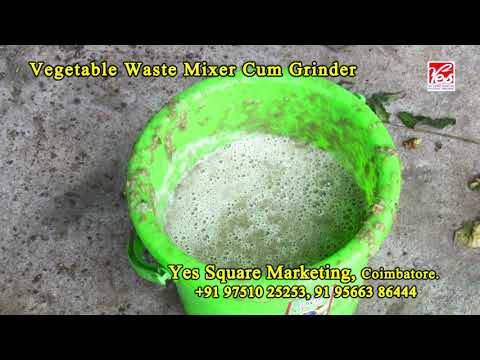 Vegetable Waste Mixer Grinder Machine
