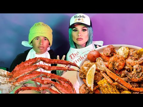 SEAFOOD BOIL MUKBANG with My Son Drew 🦀🦐🦞🍤