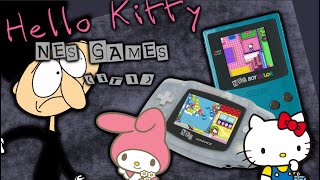 REAL LIFE LEGITIMATE REVIEW ON NES HELLO KITTY GAMES (CLICKBAIT)