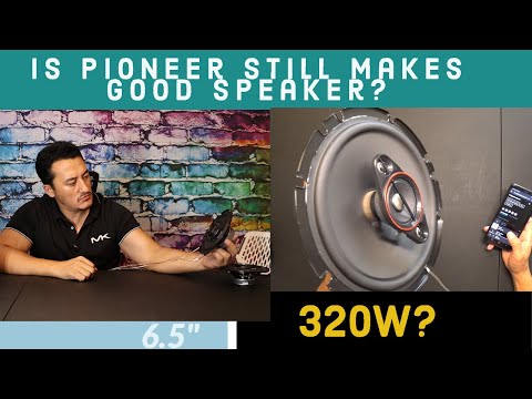 PIONEER A-Series Plus TS-A1681F 6.5” 4-Way Speakers (Pair) – 350W Max, Balanced Sound + Smooth Treble, Enhanced Bass, Ideal Factory Upgrade, Installation Adaptors Included video review thumbnail