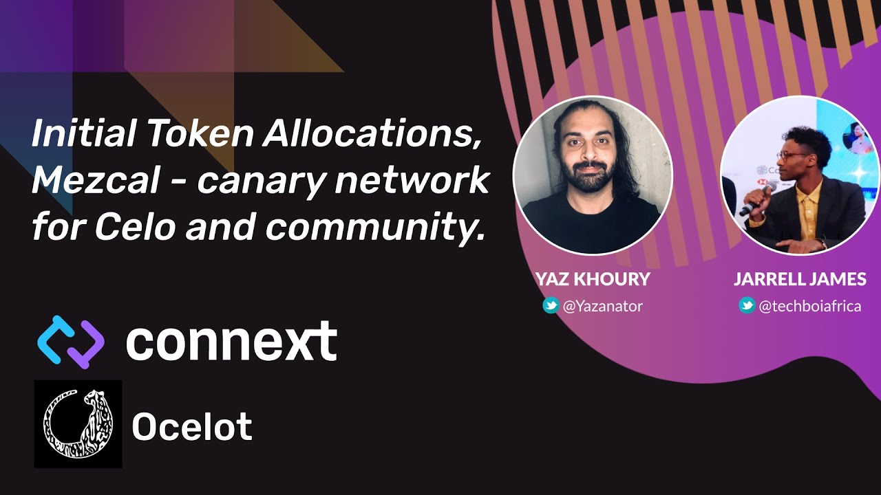 Initial Token Allocations & Mezcal — Canary Network for Celo
