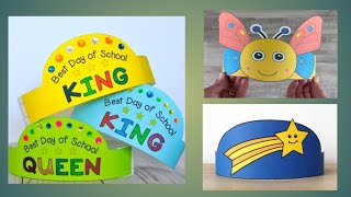 Welcome back to school crowns 👑 | easy send homes craft ideas 💡@5MinuteCraftsYouTube  #yt #video