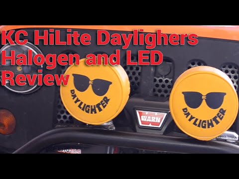 KC HiLite Daylighters Halogen and LED Off Road Light Review