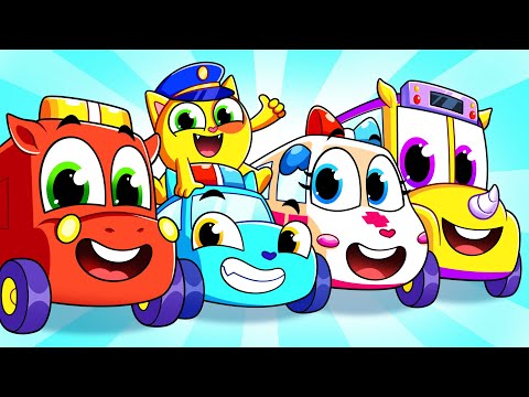 Where is my Car?🚓🚑 Jobs and Special Vehicles🚜 Kids Songs by KiddyHacks Series