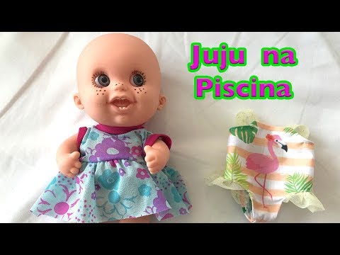 Juju na Piscina 1 Rotina da manhã nas férias da Juju   #BonecaJuju  #Jujunapiscina