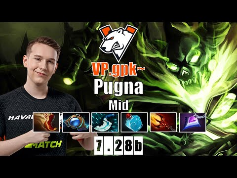 Pugna Mid | VP.gpk~ | IM GONNA SUCK YOU DRY | 7.28b Gameplay Highlights