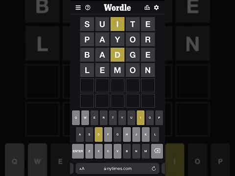 NYTimes Today’s Wordle 251 25 Feb 2022