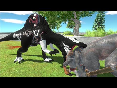 ESCAPE FROM VENOM SPINOSAURUS - Animal Revolt Battle Simulator