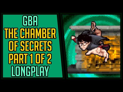 Harry Potter and the Chamber of Secrets (100%+Bonus) | Part 1 of 2 | GBA | Longplay #31 [4Kp60]