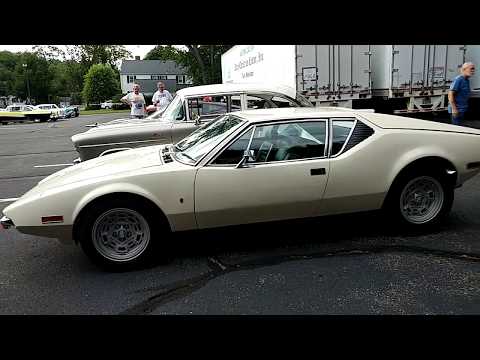 1972 OFF WHITE DeTOMASO PANTERA 1 OWNER RESTORATION PROJECT