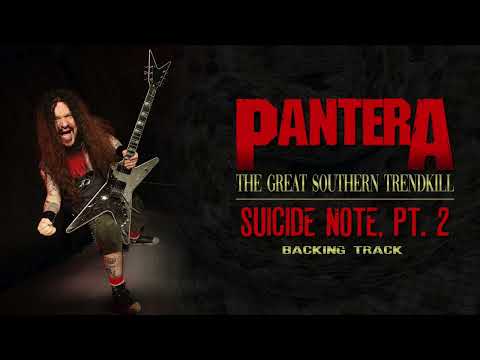 Pantera - Su!c!de Note, Pt 2 - Guitar Backing Track with Vocals