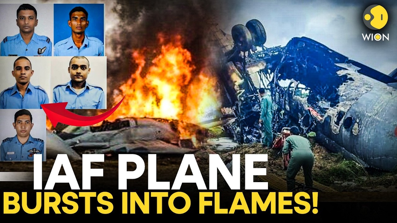 IAF Jet Crash LIVE: AN-32 Crashes in Assam’s Jorhat While Landing, 5 Dead, Court of Inquiry Launched