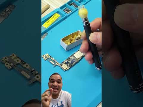 Vídeo: Caneta de breu para achar curto em placa: 3 passos