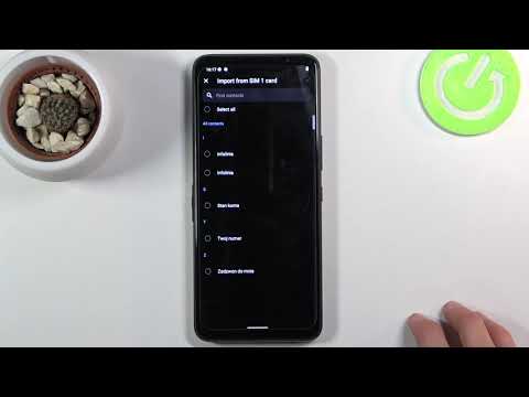 How to Copy Contacts from SIM Card to ASUS Rog Phone 5 Internal Storage – Transfer Contacts