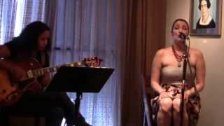 Marisa Ronstadt with Gloria Estrada - Blueberry Moon (ChimMaya Art 2014)