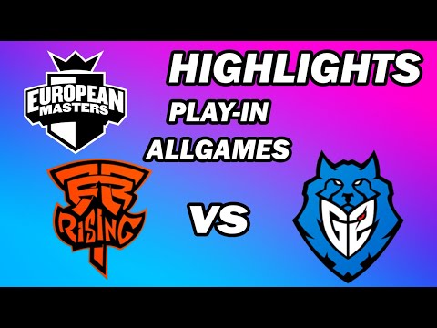 EU Masters Play-In Playoffs | Fnatic Rising vs G2 Arctic Allgames highlights | Fnatic vs G2 |Español