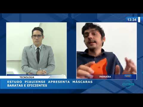 O DIA NEWS 16 04 20  Estudo piauiense apresenta maÌscaras baratas e eficientes