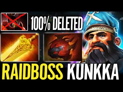 Kunkka 7.34 is Broken - Outplayed His Enemies with Raidboss Build Dota 2 Pro