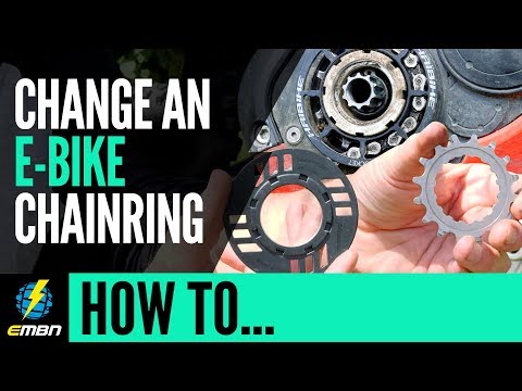 Change An E-Mountain Bike Chainring On A Bosch Motor | EMBN How To