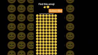 find this emoji #emoji #emojichallenge #funny #gaming  #puzzle #shorts