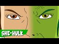 She Hulk Transformation Animation (Ace Attorney Version)