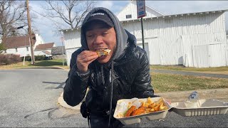 Trying nuclear & honey lemon pepper wings [Food Review]