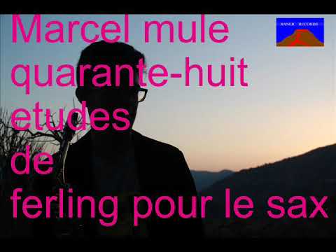 Marcel mule quarante huit etudes de ferling pour le sax - n°3 - Andantino