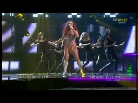 Linda Pritchard - You're Making Me Hot-Hot-Hot! (Melodifestivalen 2010 Heat 1)