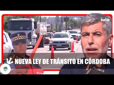 🔴Ya RIGE la Nueva Ley de Tránsito en Córdoba. Qué luces son obligatorias ahora para evitar multas