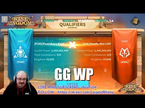 P245 vs DS#L - Osiris League Quarterfinals in seasons 2 division group - Rise of Kingdoms
