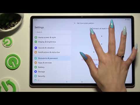 How do I set up the screen lock on the HUAWEI MatePad Pro 12.6?