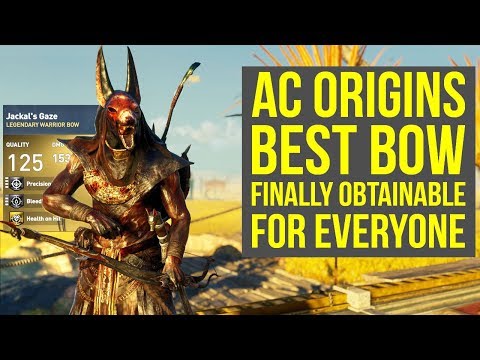 Assassin's Creed Origins Best Bow FINALLY OBTAINABLE - Jackal's Gaze (AC Origins Best Bow) Video
