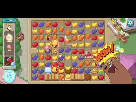 We Bare Bears the Puzzle for Kakao Season2 Level 362 - No Boosters