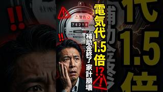 電気代「補助金終了」の衝撃。来月から家計がブラックアウトする理由