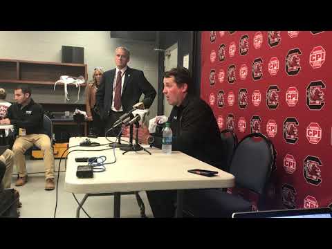 Will Muschamp after a 48-44 win over Ole Miss