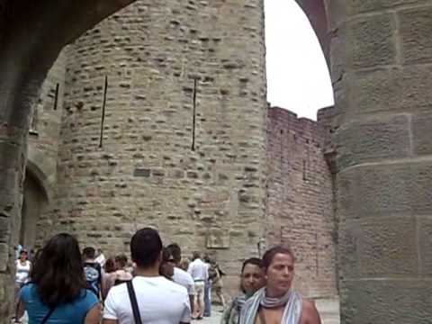 Nery na frança en garcassonne cidade medieval