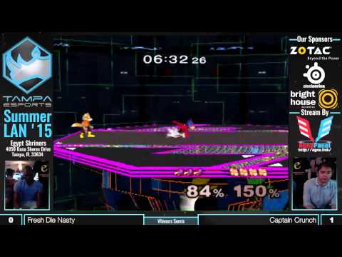 Tampa eSports Summer LAN 15 Melee - Winners Semis - Fresh Die Nasty vs Captain Crunch