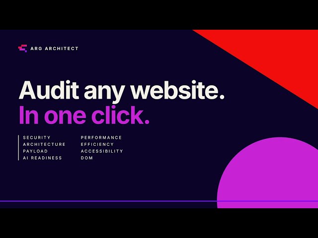 Arg Architect demo video thumbnail