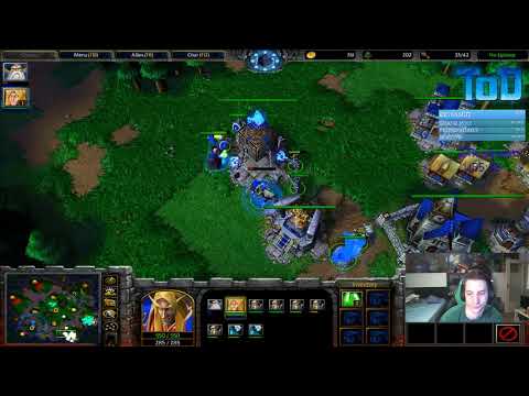 Warcraft III #321 - ToD & Grubby 2v2 vs Human&Human (Turtle Rock)