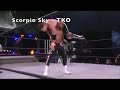 AEW Finisher Scorpio Sky TKO Plus Scorpion Deathlock