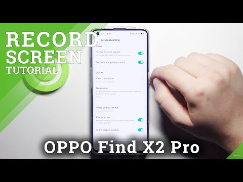 How to Change Video Quality of Screen Recorder in OPPO Find X2 Pro– Screen Recorder Settings