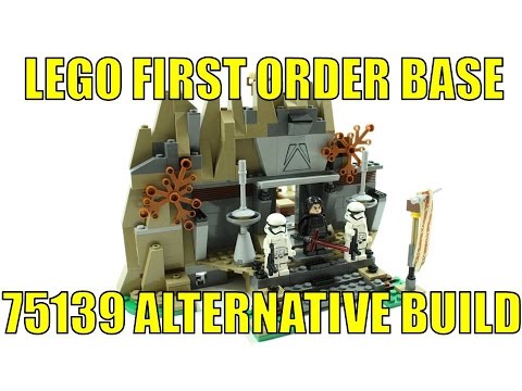 LEGO STAR WARS 75139 ALTERNATIVE BUILD FIRST ORDER BASE Video