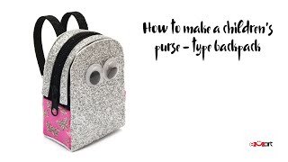 How to make a children’s purse – type backpack
