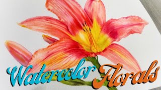 How to Paint Stunning Watercolor Lilies That Pop with Color