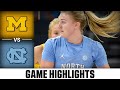 Michigan vs. North Carolina | ACC Women's Basketball Highlights (2022-23)