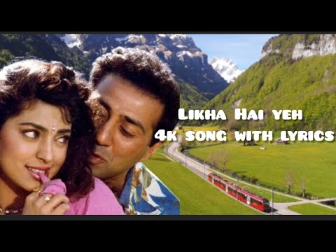 likha hai yeh |Darr|4k song with lyrics #latamangeshkarsongs